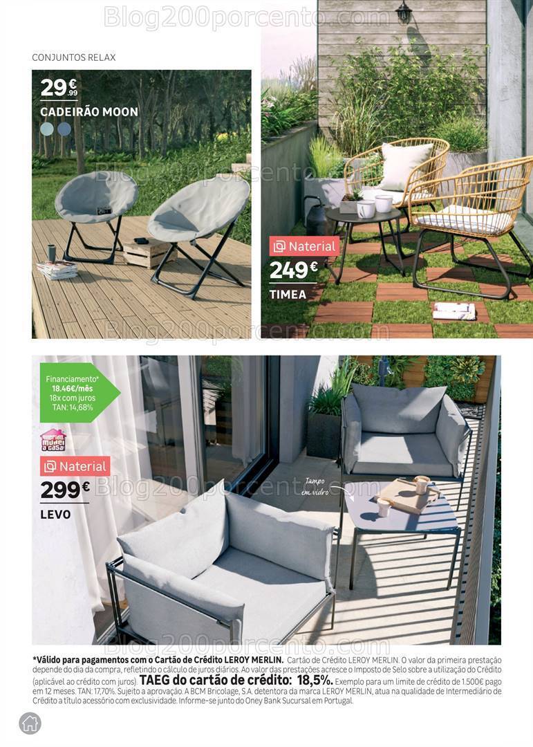 Antevisão Folheto LEROY MERLIN Catálogo Jardim Promoções até 14 maio