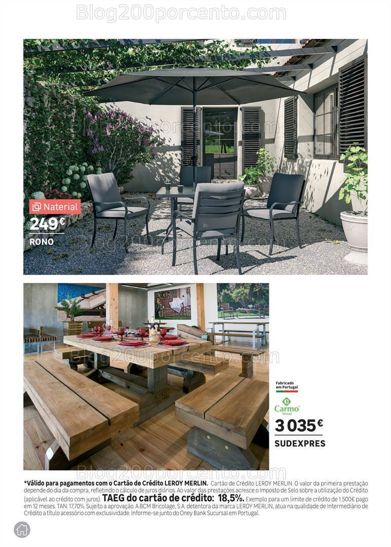 Antevisão Folheto LEROY MERLIN Catálogo Jardim Promoções até 14 maio