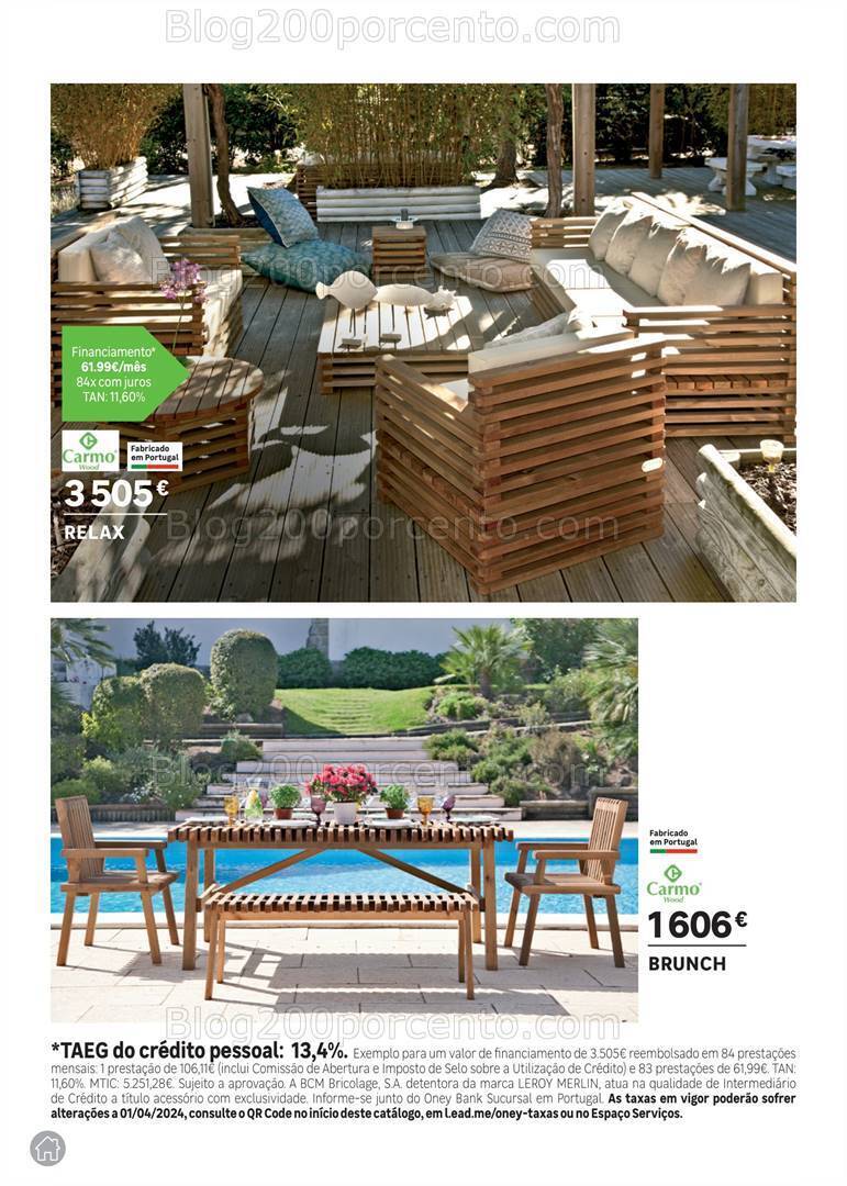 Antevisão Folheto LEROY MERLIN Catálogo Jardim Promoções até 14 maio