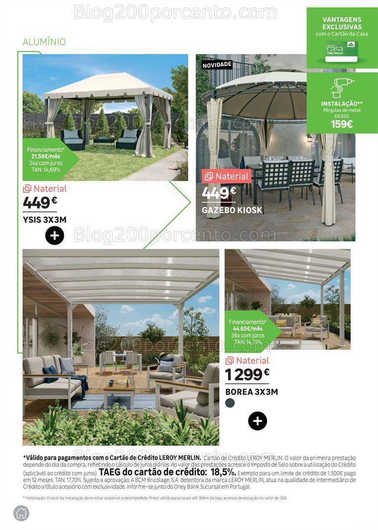 Antevisão Folheto LEROY MERLIN Catálogo Jardim Promoções até 14 maio