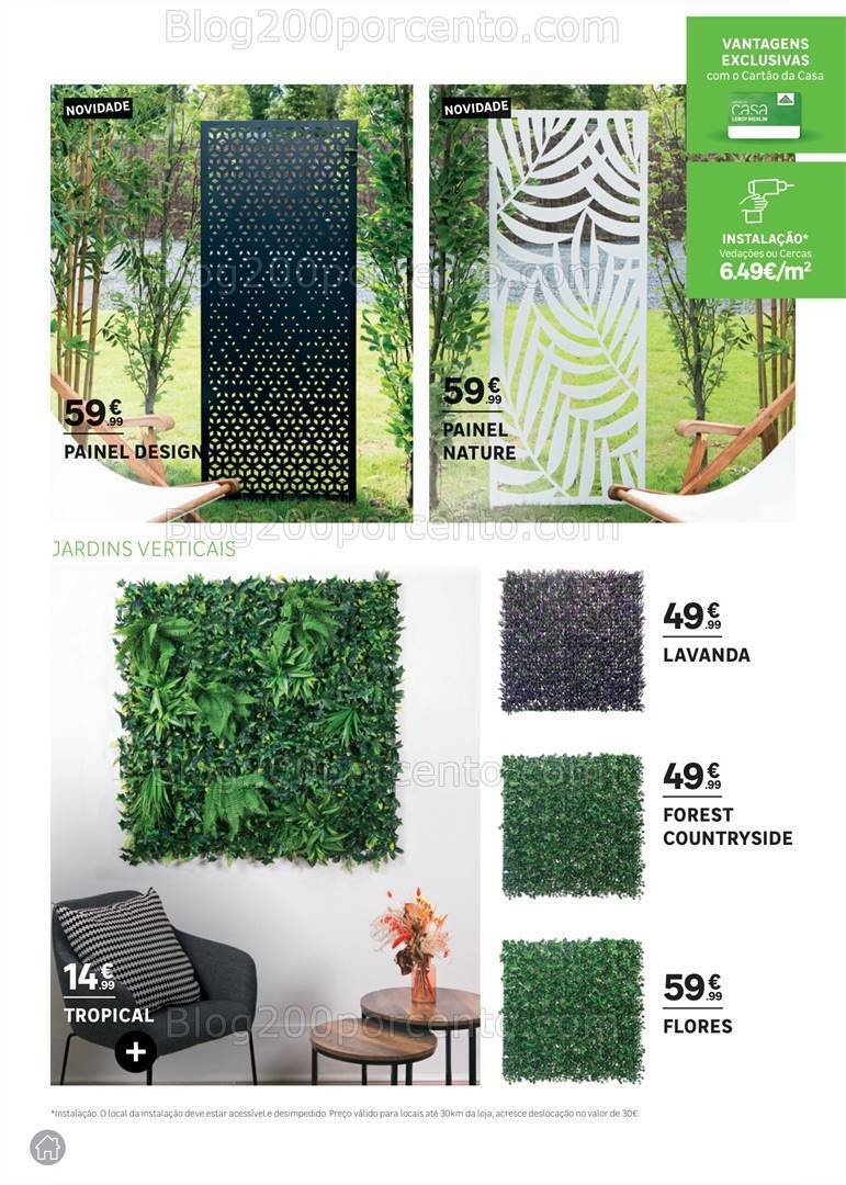 Antevisão Folheto LEROY MERLIN Catálogo Jardim Promoções até 14 maio