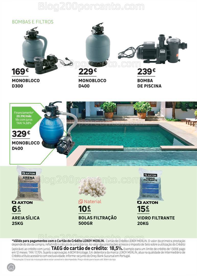 Antevisão Folheto LEROY MERLIN Catálogo Jardim Promoções até 14 maio