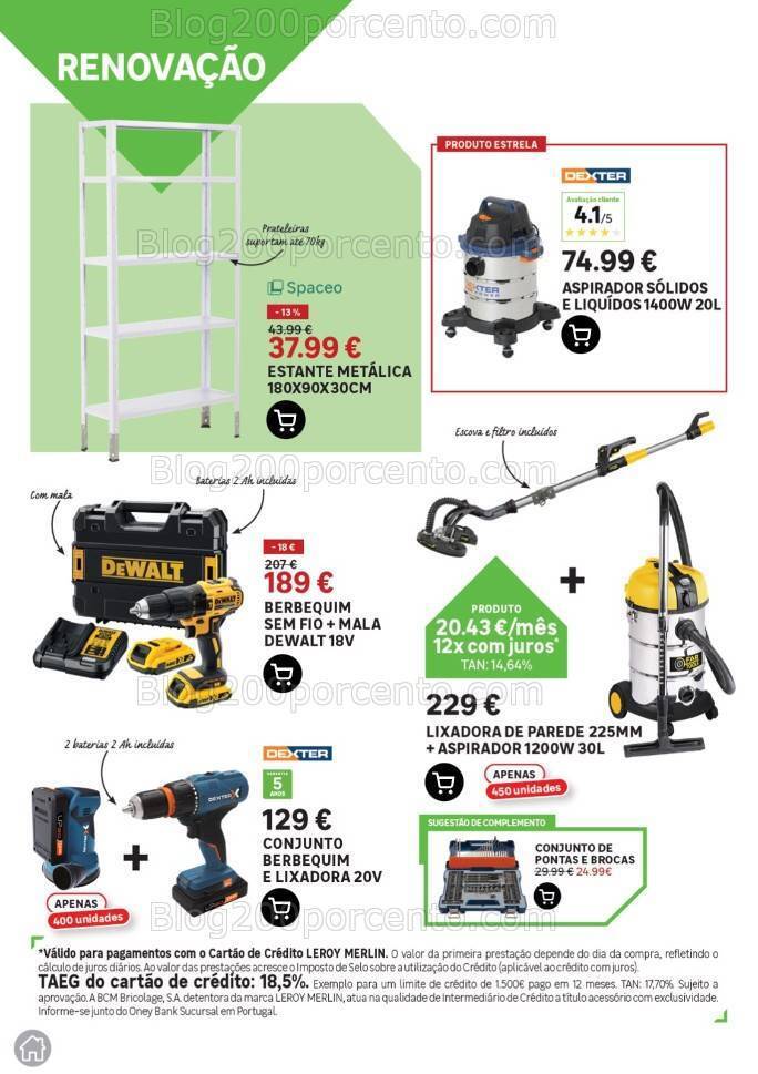Antevisão Folheto LEROY MERLIN Promoções de 25 janeiro a 20 fevereiro