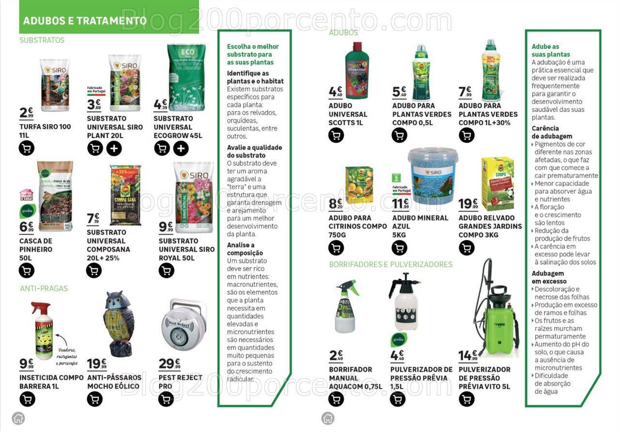 Antevisão Folheto LEROY MERLIN Catálogo Jardim Motorizados Promoções até 14 maio