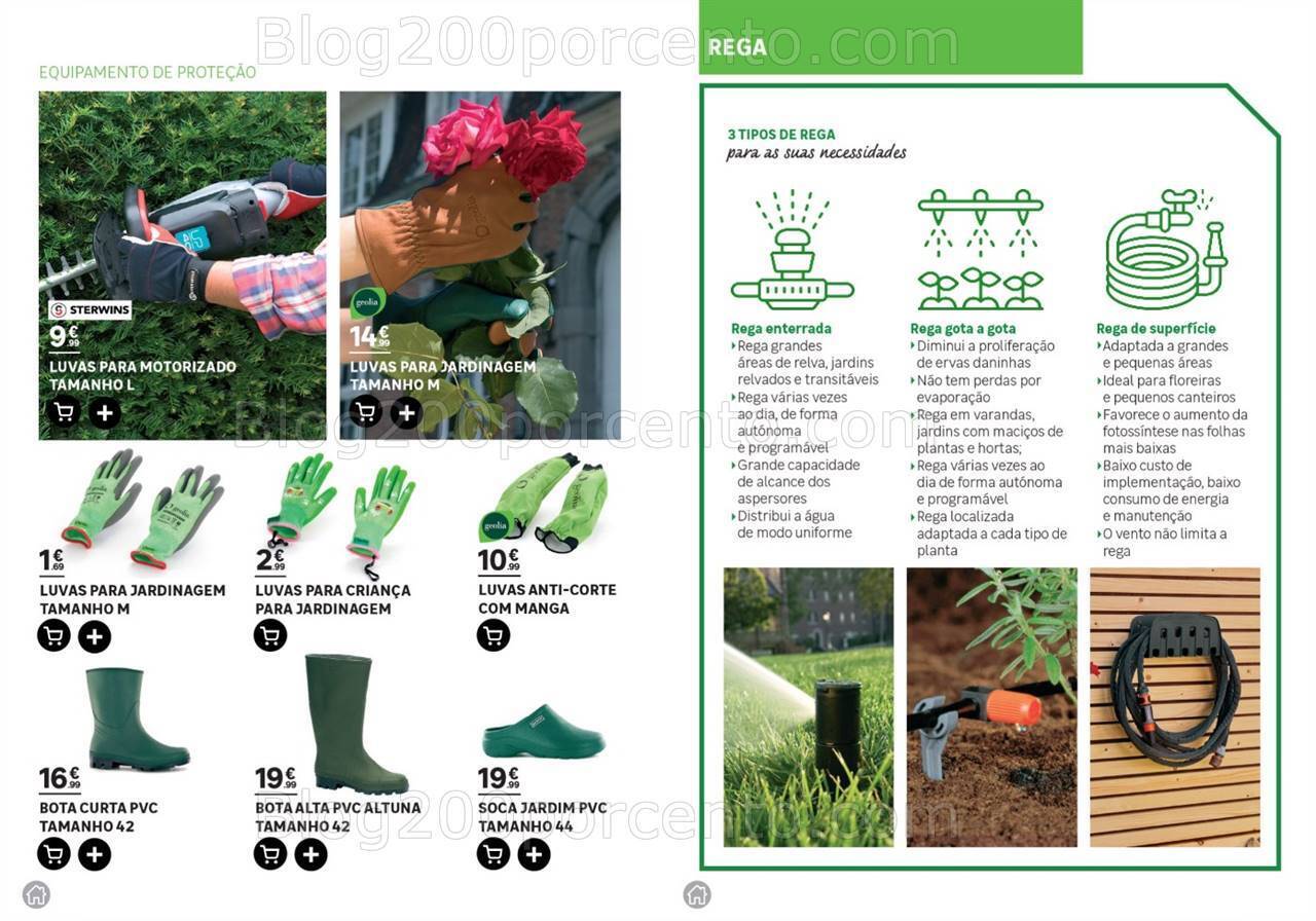 Antevisão Folheto LEROY MERLIN Catálogo Jardim Motorizados Promoções até 14 maio