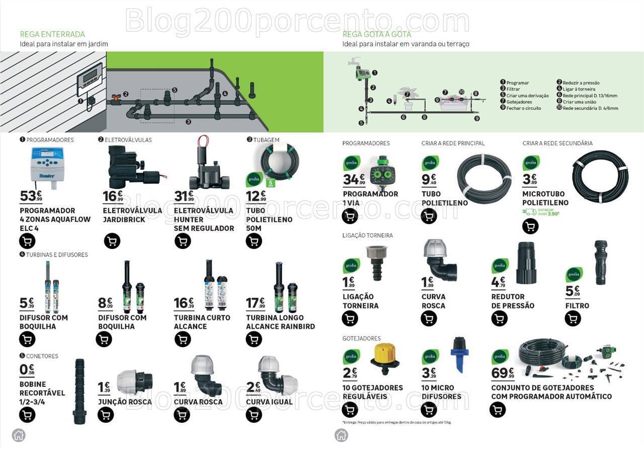 Antevisão Folheto LEROY MERLIN Catálogo Jardim Motorizados Promoções até 14 maio