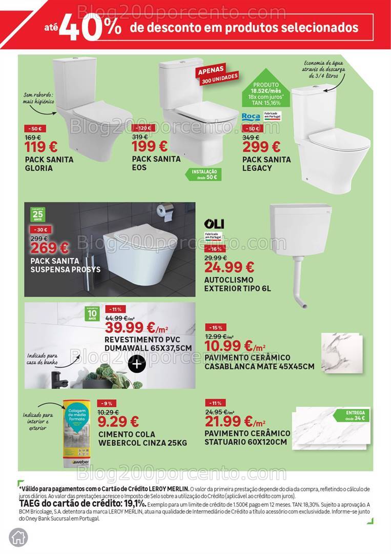 Antevisão Folheto LEROY MERLIN Promoções de 25 julho a 20 agosto