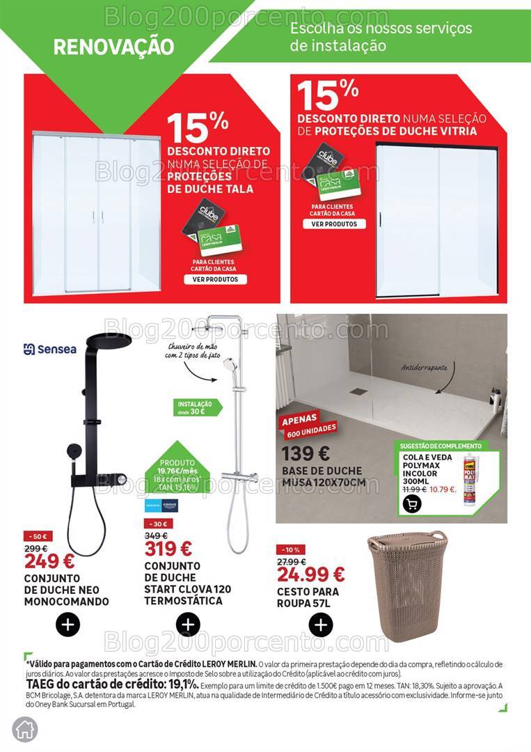 Antevisão Folheto LEROY MERLIN Promoções de 25 julho a 20 agosto
