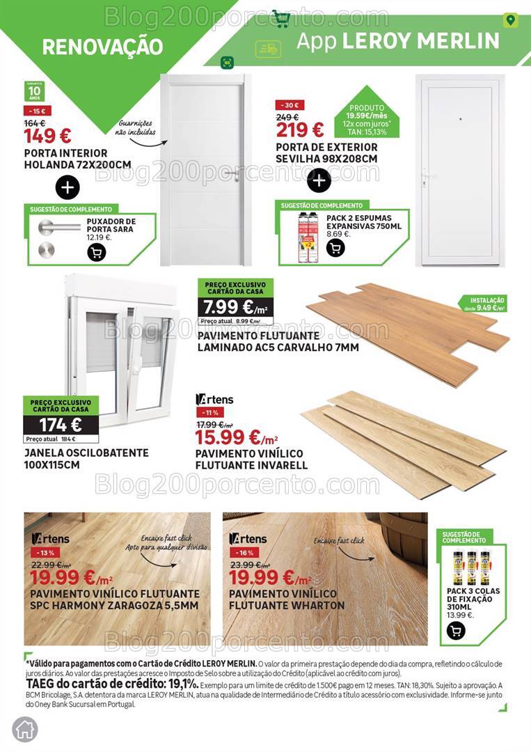Antevisão Folheto LEROY MERLIN Promoções de 25 julho a 20 agosto