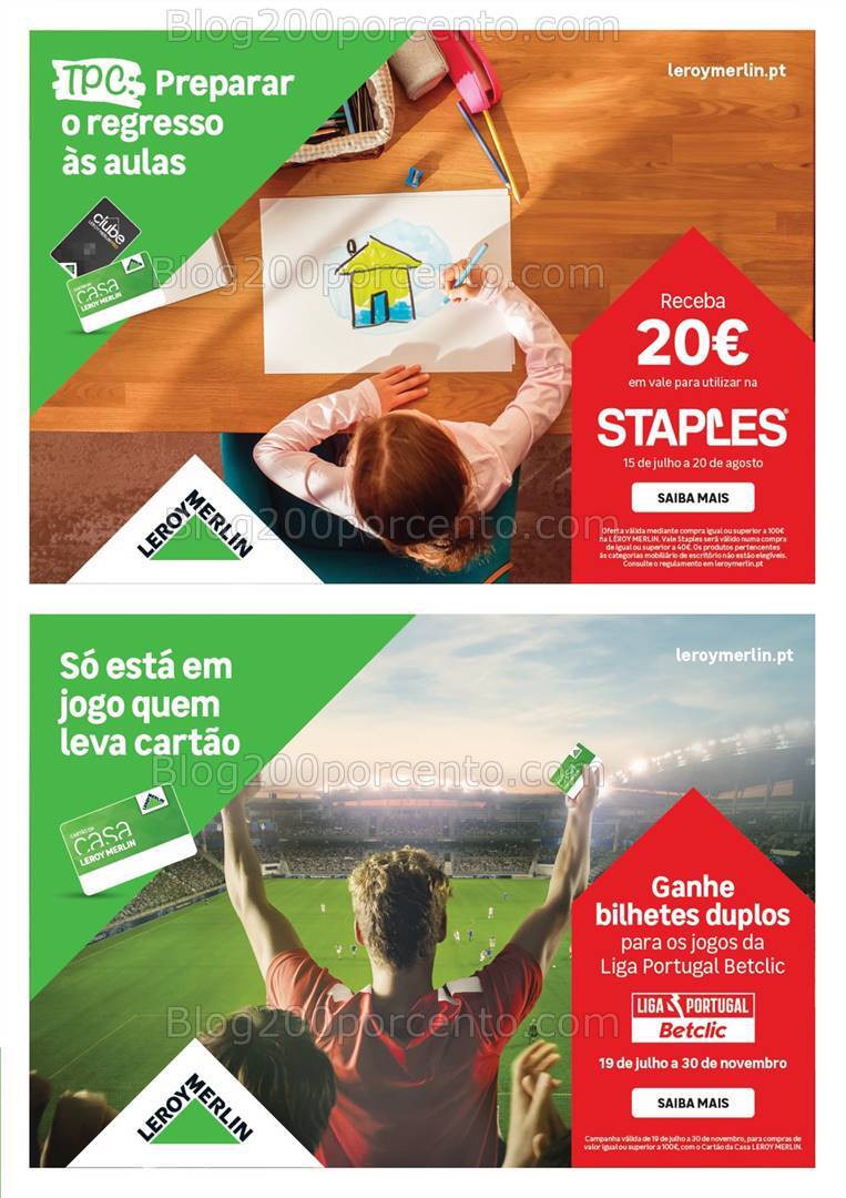 Antevisão Folheto LEROY MERLIN Promoções de 25 julho a 20 agosto