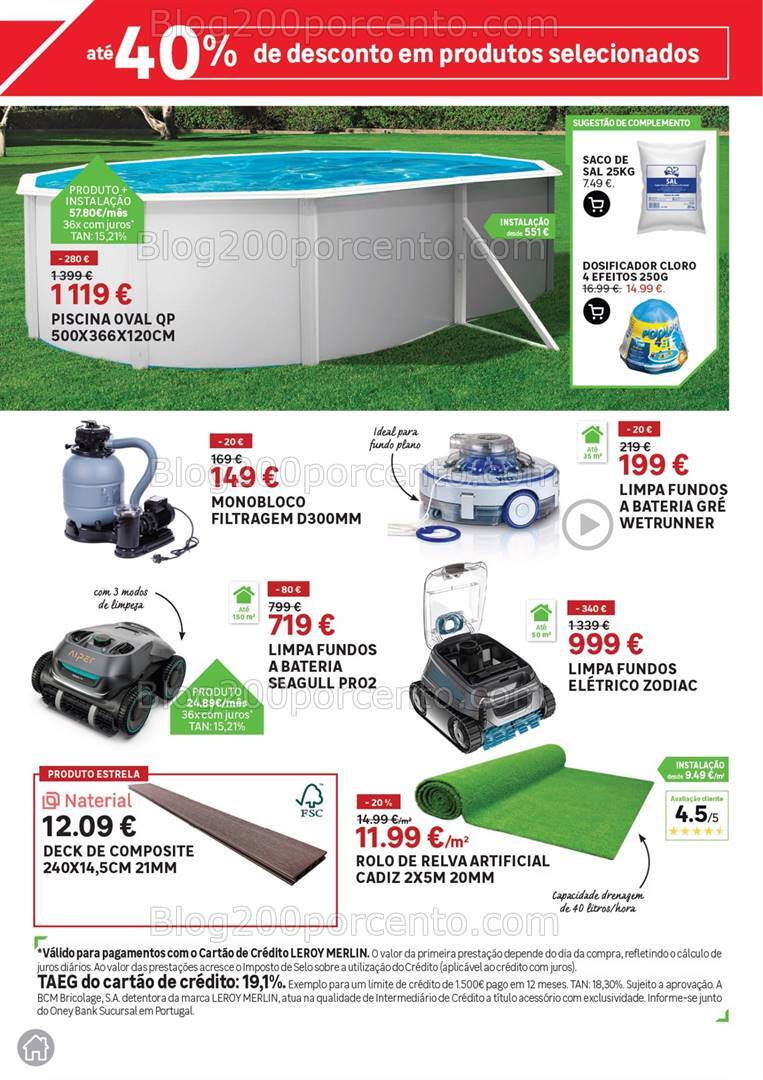 Antevisão Folheto LEROY MERLIN Promoções de 25 julho a 20 agosto