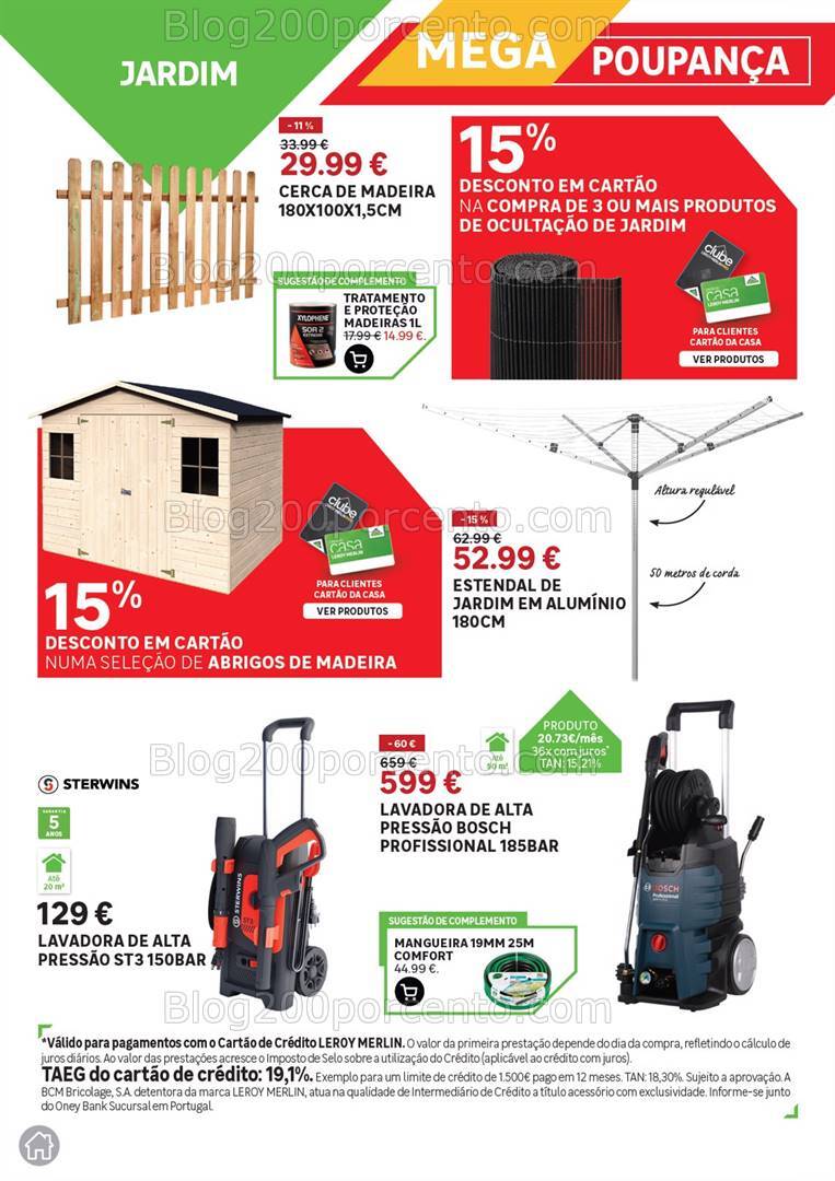 Antevisão Folheto LEROY MERLIN Promoções de 25 julho a 20 agosto