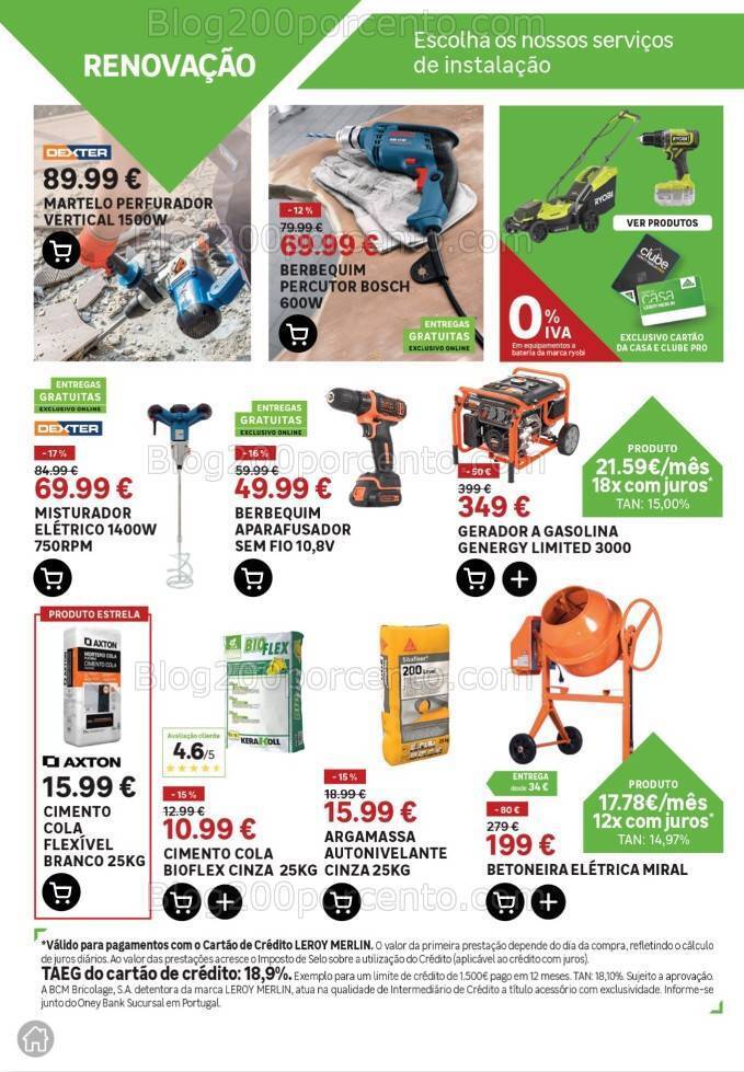 Antevisão Folheto LEROY MERLIN Promoções de 2 maio a 18 junho