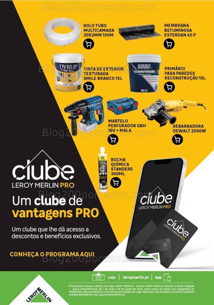 Antevisão Folheto LEROY MERLIN Promoções de 2 maio a 18 junho