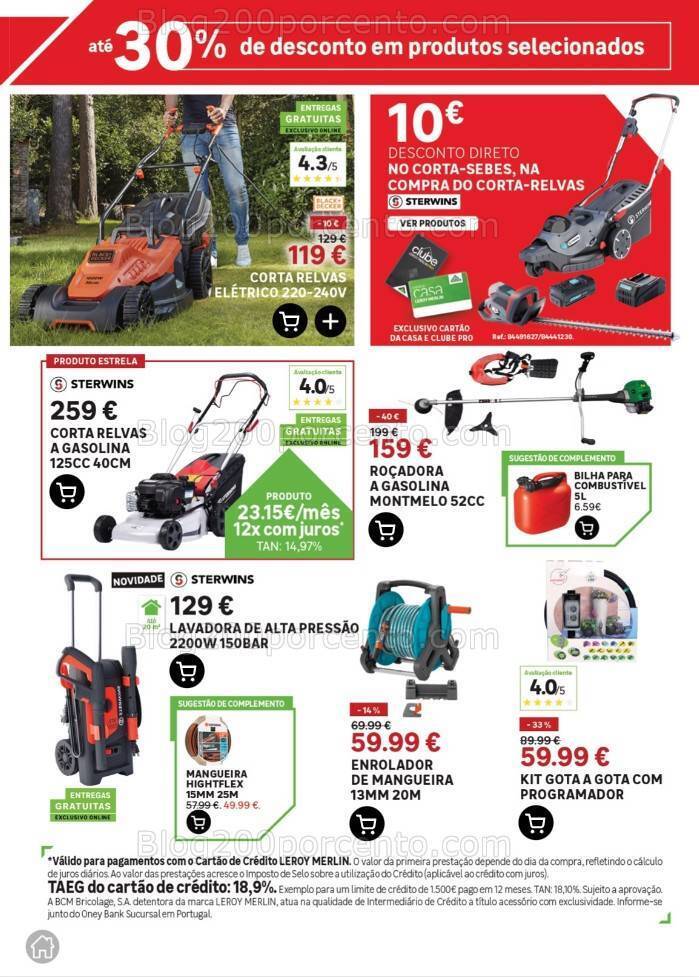 Antevisão Folheto LEROY MERLIN Promoções de 2 maio a 18 junho