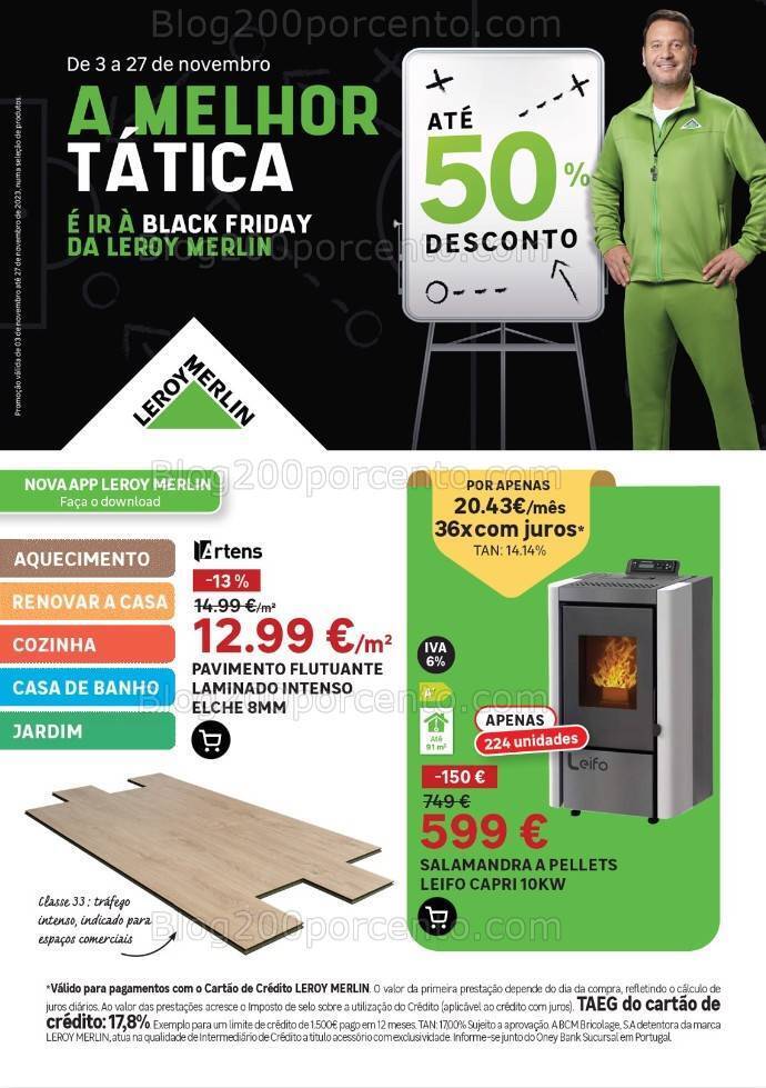 Antevisão Folheto LEROY MERLIN Black Friday Promoções de 31 outubro a 10 dezembro