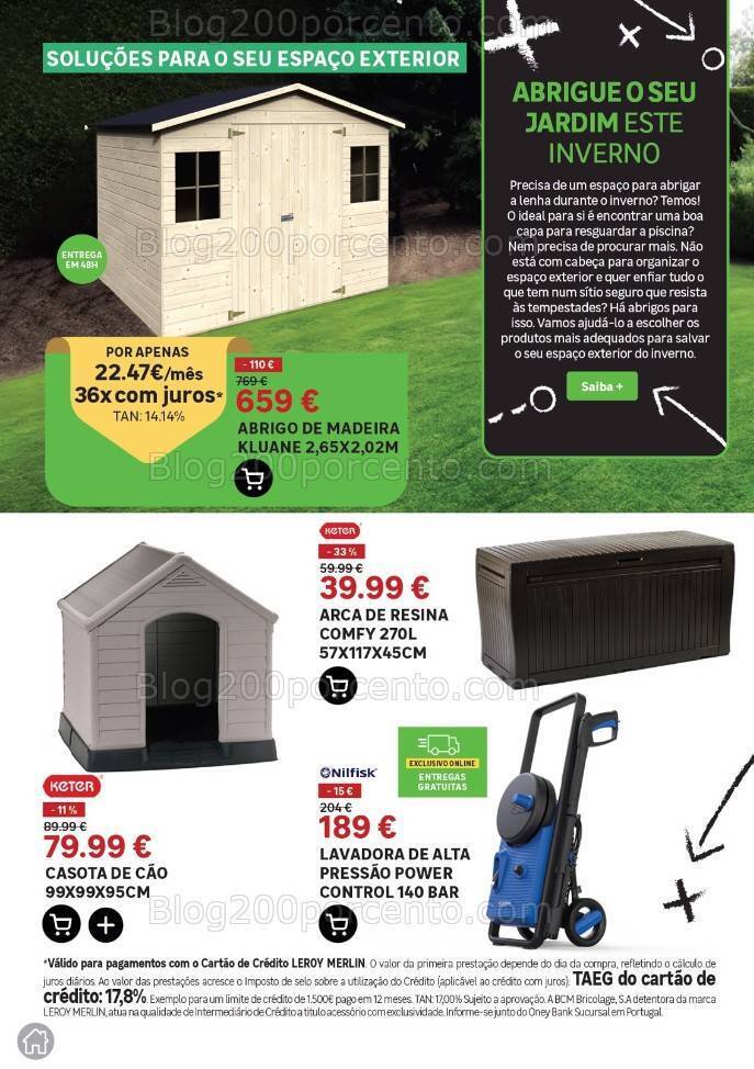 Antevisão Folheto LEROY MERLIN Black Friday Promoções de 3 a 27 novembro