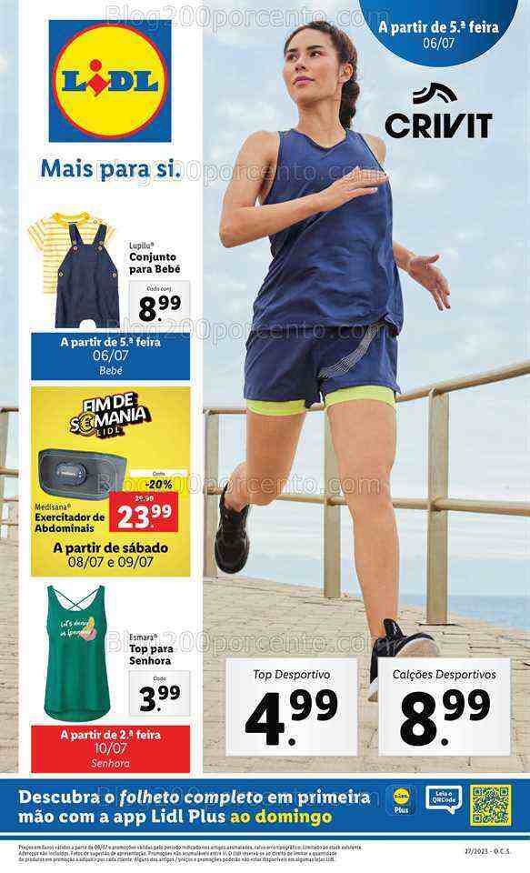 Antevisão Folheto LIDL Bazar Promoções a partir de 6 julho