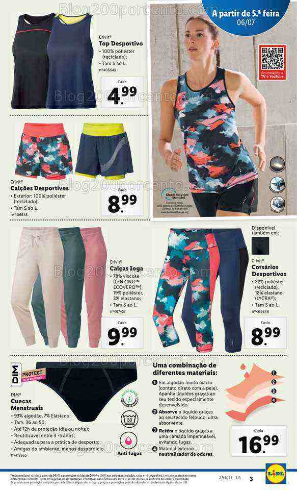 Antevisão Folheto LIDL Bazar Promoções a partir de 6 julho