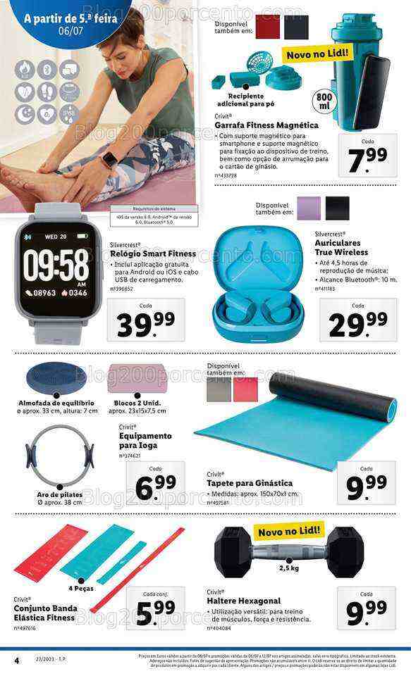 Antevisão Folheto LIDL Bazar Promoções a partir de 6 julho