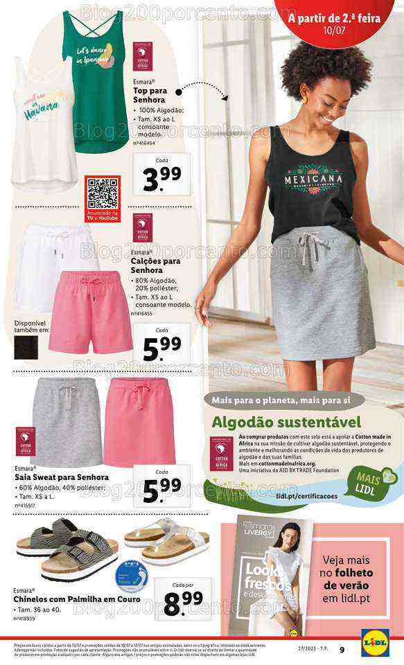 Antevisão Folheto LIDL Bazar Promoções a partir de 10 julho