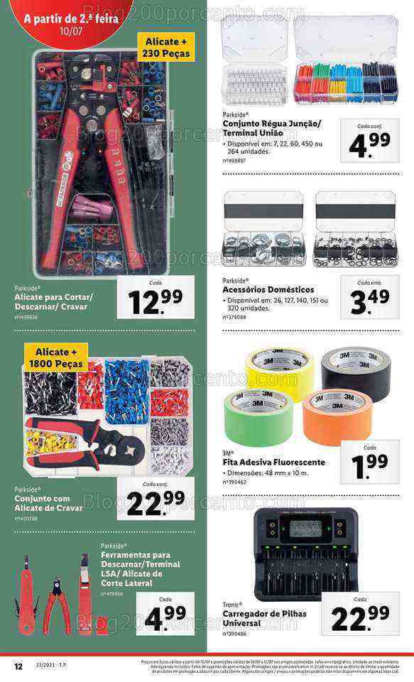 Antevisão Folheto LIDL Bazar Promoções a partir de 10 julho