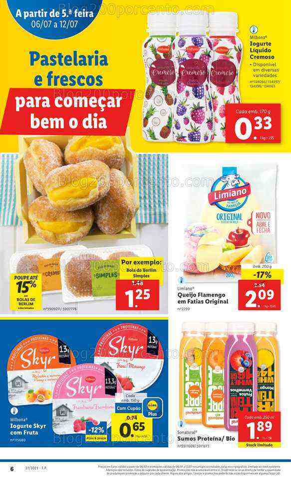 Antevisão Folheto LIDL Promoções de 6 a 12 julho