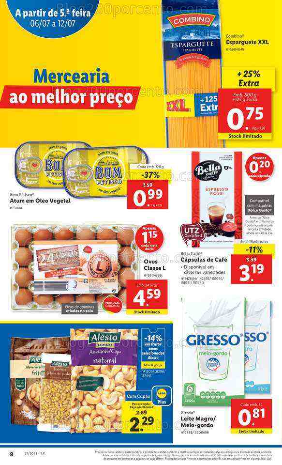 Antevisão Folheto LIDL Promoções de 6 a 12 julho