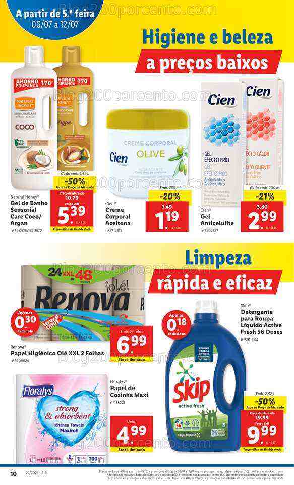 Antevisão Folheto LIDL Promoções de 6 a 12 julho
