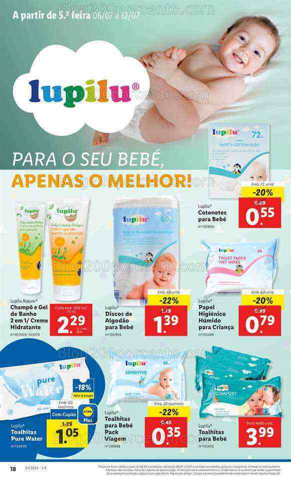 Antevisão Folheto LIDL Feira do Bebé Promoções de 6 a 12 julho
