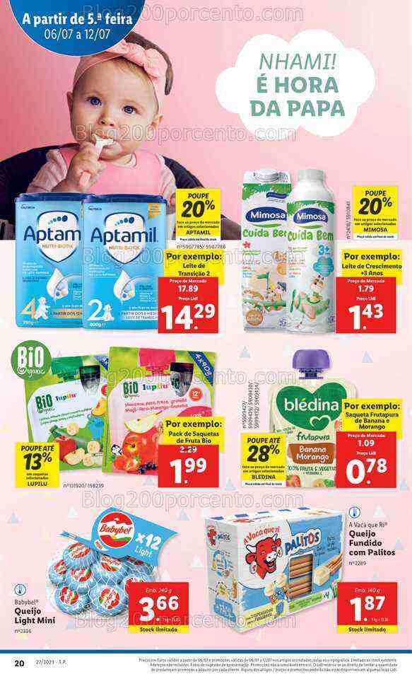 Antevisão Folheto LIDL Feira do Bebé Promoções de 6 a 12 julho