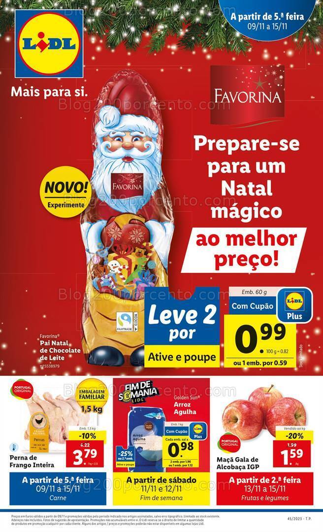 Antevisão Folheto LIDL Promoções de 9 a 15 novembro