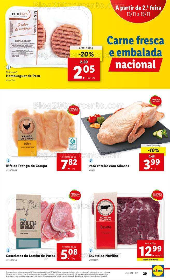 Antevisão Folheto LIDL Promoções de 9 a 15 novembro
