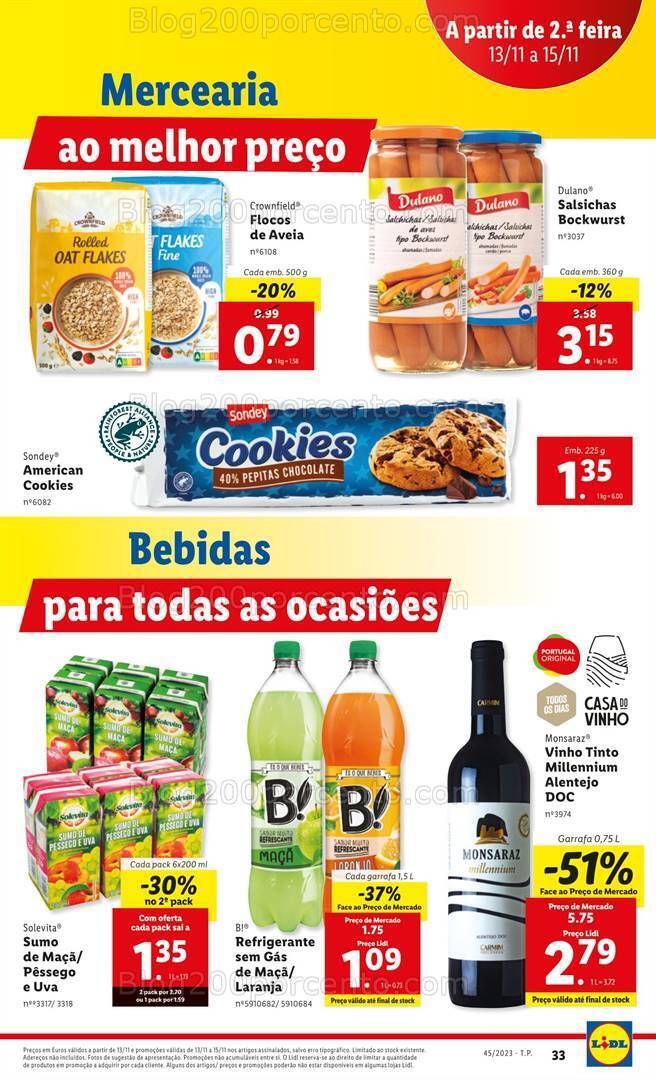 Antevisão Folheto LIDL Promoções de 9 a 15 novembro
