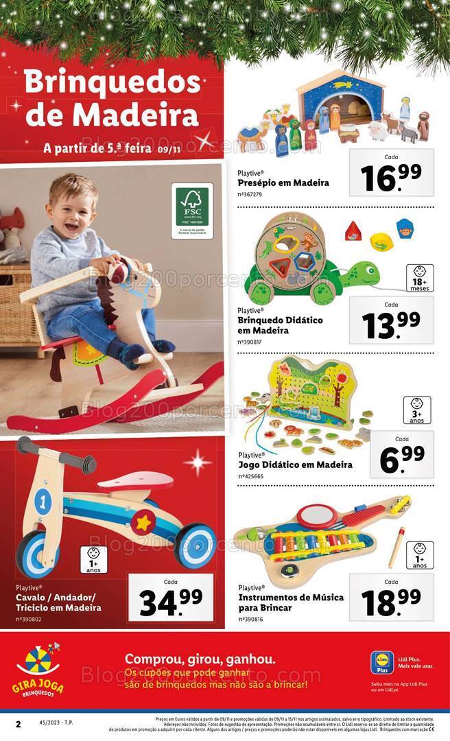 Antevisão Folheto LIDL Bazar Promoções de 9 a 15 novembro