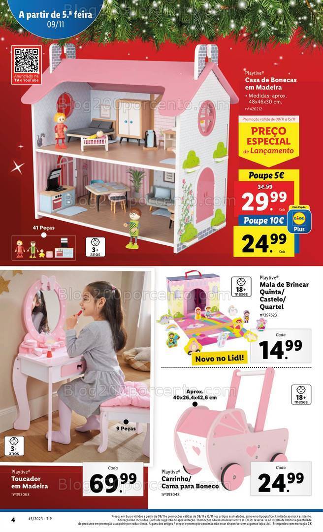 Antevisão Folheto LIDL Bazar Promoções de 9 a 15 novembro
