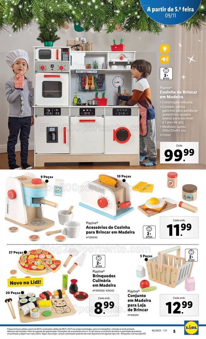 Antevisão Folheto LIDL Bazar Promoções de 9 a 15 novembro