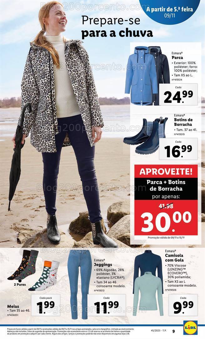 Antevisão Folheto LIDL Bazar Promoções de 9 a 15 novembro