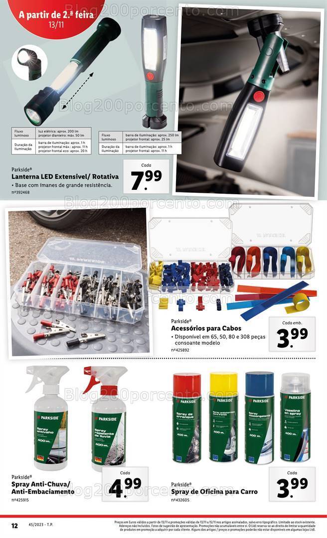 Antevisão Folheto LIDL Bazar Promoções de 9 a 15 novembro