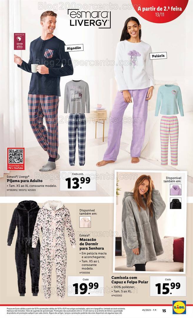 Antevisão Folheto LIDL Bazar Promoções de 9 a 15 novembro