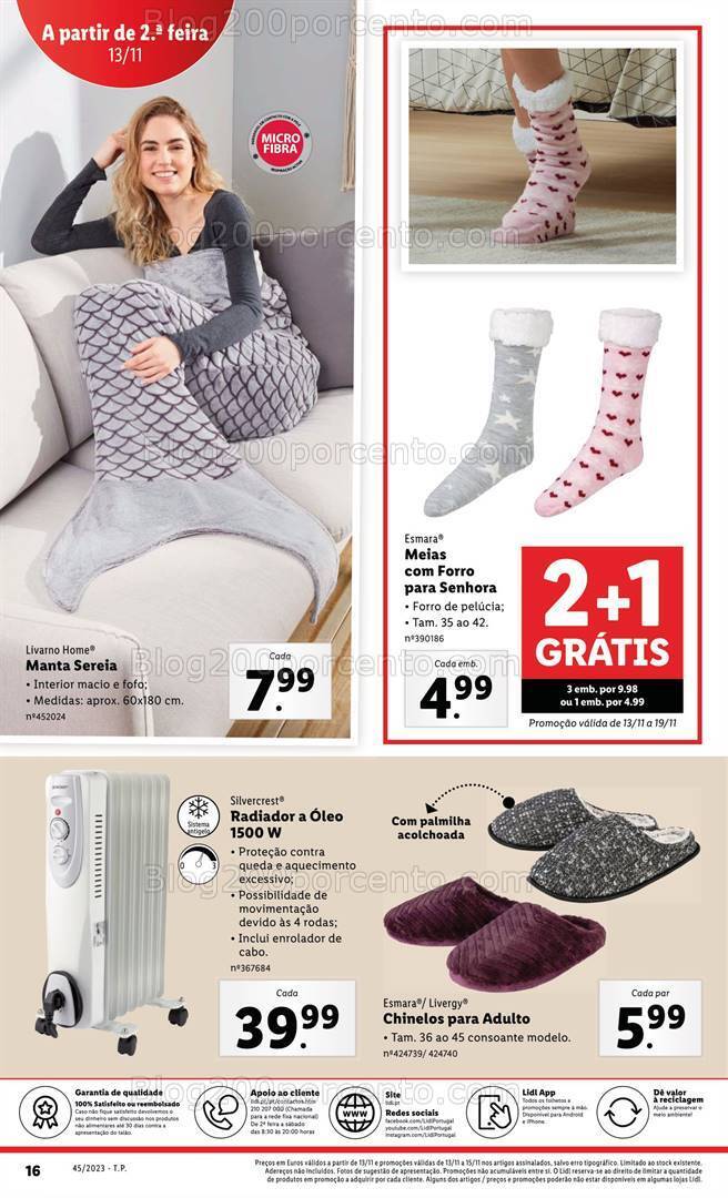 Antevisão Folheto LIDL Bazar Promoções de 9 a 15 novembro