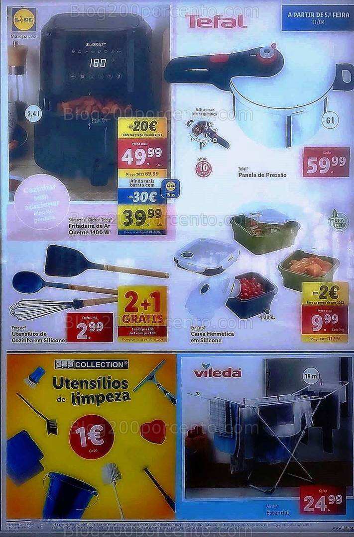 Antevisão Folheto LIDL Bazar Promoções até 11 abril
