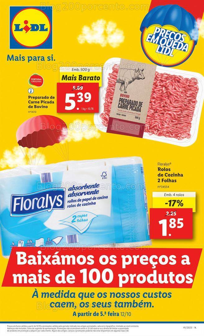 Antevisão Folheto LIDL Promoções de 12 a 18 outubro
