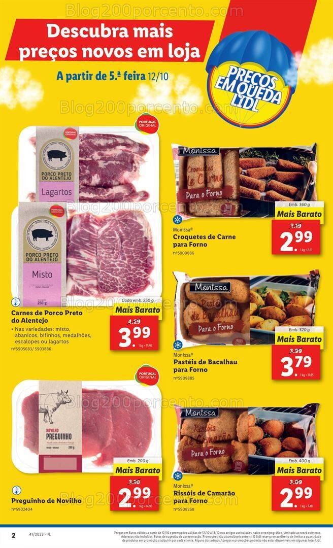 Antevisão Folheto LIDL Promoções de 12 a 18 outubro