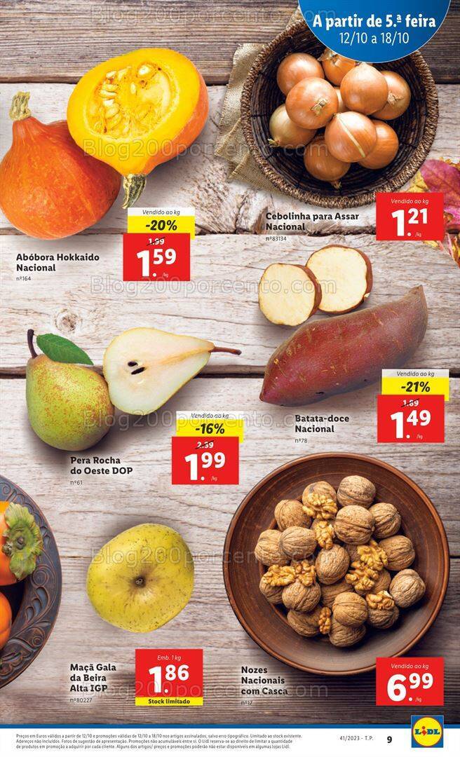 Antevisão Folheto LIDL Promoções de 12 a 18 outubro