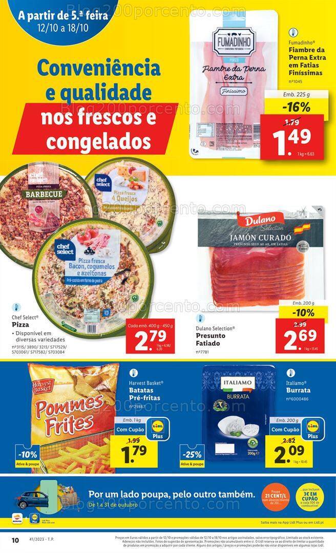 Antevisão Folheto LIDL Promoções de 12 a 18 outubro