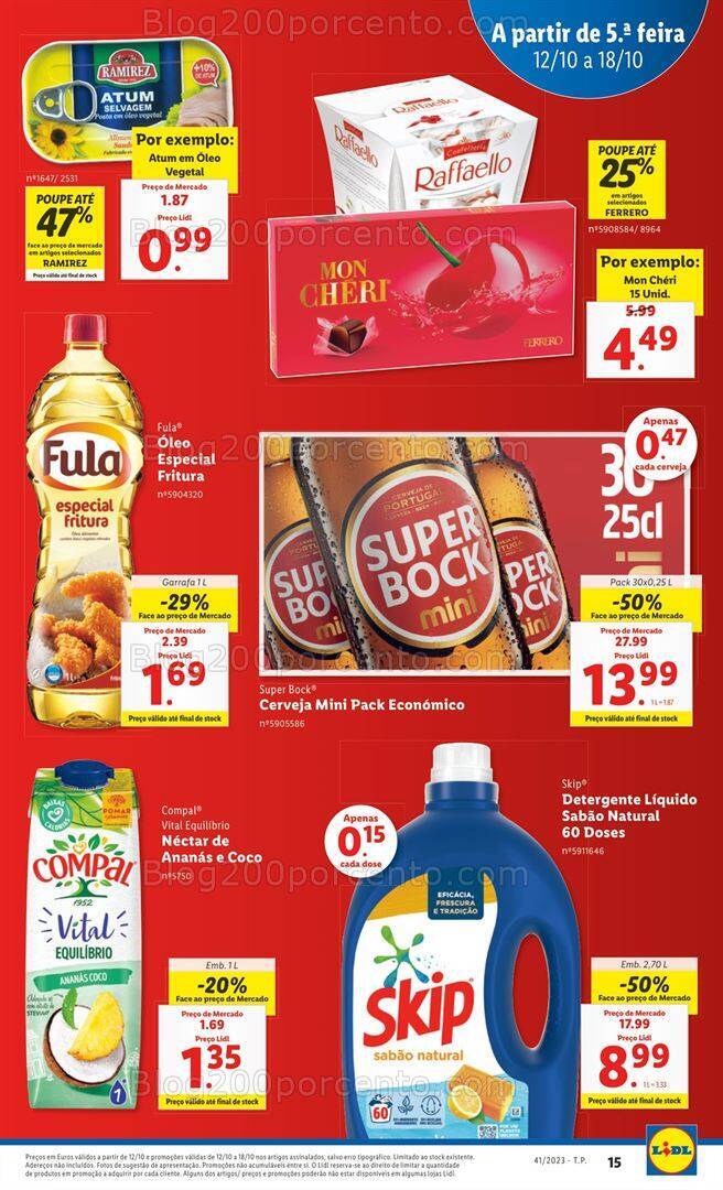 Antevisão Folheto LIDL Promoções de 12 a 18 outubro