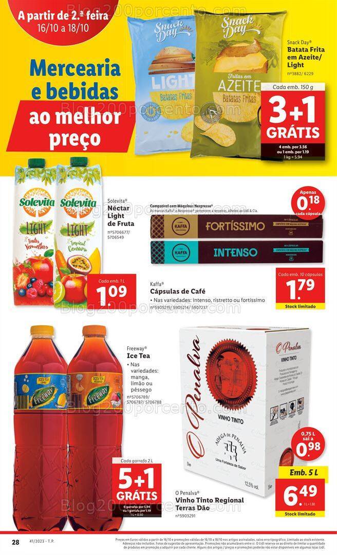 Antevisão Folheto LIDL Promoções de 12 a 18 outubro