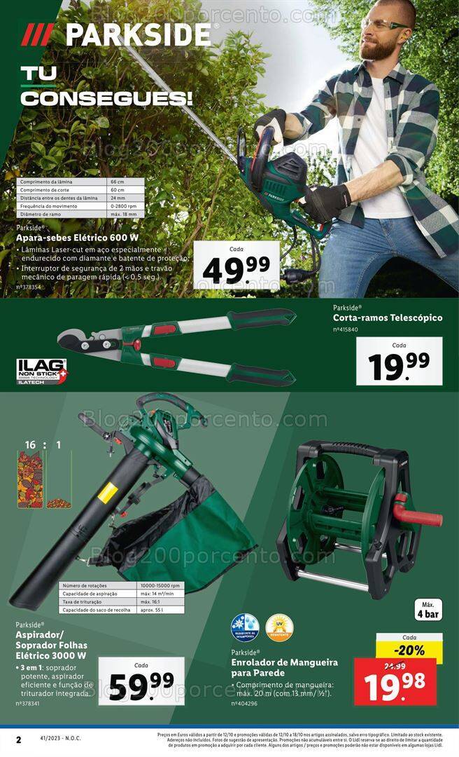 Antevisão Folheto LIDL Bazar Promoções a partir de 12 outubro