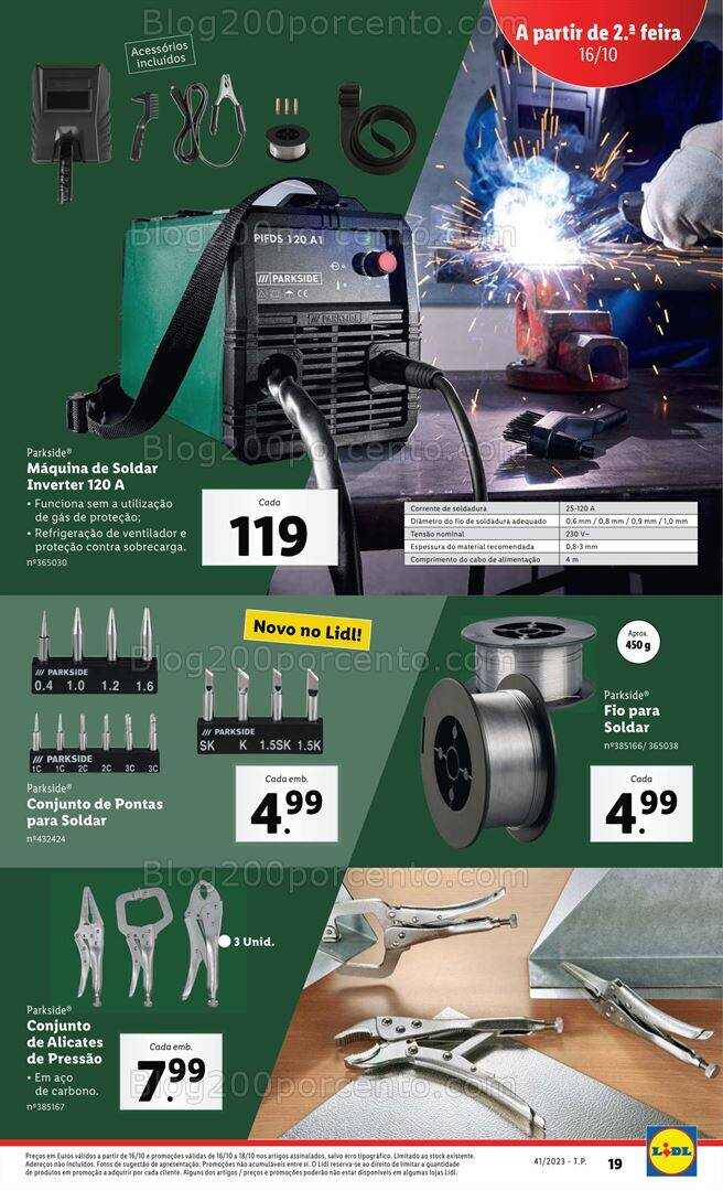 Antevisão Folheto LIDL Bazar Promoções a partir de 16 outubro